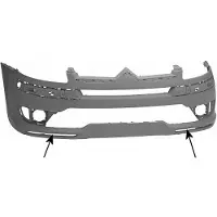 VAN WEZEL Stoßfänger ** Equipart 0970574 vorne für Citroën Citroën/Peugeot
