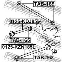 FEBEST 0125-KDJ95 Querlenker Hinten Oben für TOYOTA LAND CRUISER 90 (J9)