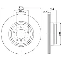 Hella Bremsscheibe PRO 8DD 355 111-941