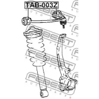 FEBEST Lagerung, Lenker TAB-003Z