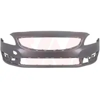 VAN WEZEL Stoßstange Stoßfänger für VOLVO V60 (155, 157) Grundiert Glatt Schwarz 5935574