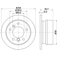 Hella Bremsscheibe PRO High Carbon 8DD 355 128-401