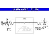 Ate Bremsschlauch 24.5294-0330.3