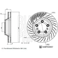 Blue Print Bremsscheibe ADBP430057