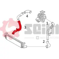 Seim Ladeluftschlauch 981230
