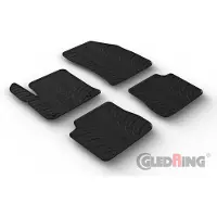 Automatten-Experts Gledring Fußmatten Set Gummi passend für PEUGEOT 2008 II (U) Vorne+Hinten