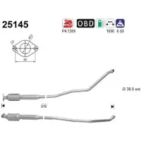 As Katalysator für KIA 286501Y170 25145