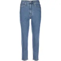 Levi's High Waisted Mom Jean Indigo Größe: W28L27 | Slim Jeans Outlet | Damen | Blau