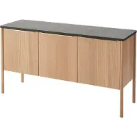 Skagerak Fritz Hansen - Jut Sideboard, Eiche / Marmor schwarz