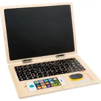 Small Foot Laptop aus Holz mit Magnettafel