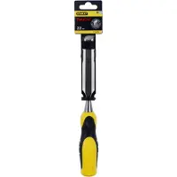 Stanley DynaGrip Stechbeitel, Griffmeißel, Querschneide, Stahl, Schwarz, Gelb, Ergonomisch, 22 mm