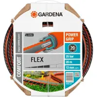Gardena 18033-20, 20 m, Schwarz, Grau, Orange, Nur der Schlauch, 25 bar, 1,3 cm, 1/2