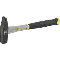 Stanley Schlosserhammer Fiberglas 300g, Kreuzschlaghammer, Glasfaser, Schwarz, Grau, 300 g
