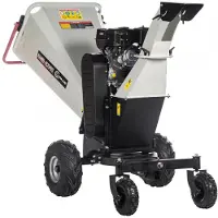 LUMAG Benzin Häcksler RAMBO HC15PRO mit E-Start, Pendelachse