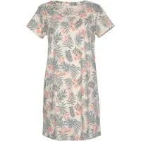 LASCANA Sleepshirt in sand-bedruckt | Gr.: 32/34