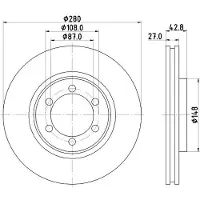 Hella Bremsscheibe PRO 8DD 355 118-681