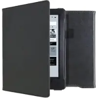 IMoshion Vegan Leather Klapphülle für das Kobo Aura H2O - Schwarz
