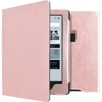 IMoshion Vegan Leather Klapphülle für das Kobo Aura H2O - Rosé gold