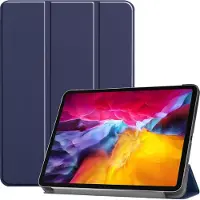IMoshion Trifold Klapphülle für das Apple iPad Pro 11 (2022 / 2021 / 2020 / 2018) - Dunkelblau