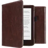 IMoshion Vegan Leather Klapphülle für das Kobo Clara HD - Dunkelbraun