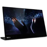 Lenovo ThinkVision M14t, 35,6 cm (14"), 1920 x 1080 Pixel, Full HD, LED, 8 ms, Schwarz