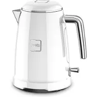 Novis 6113.09.10 Iconic K1 Wasserkocher, Edelstahlgehäuse, 1,6 l FÃ1/4llmenge, 2400 Watt, Kalkfilter, Abschaltautomatik