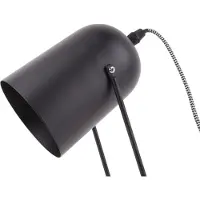 Leitmotiv - Tischleuchte Enchant - Schwarz - 30x18cm Tischlampe - Nachttischlampe, Wohnzimmer, Schlafzimmer