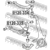 FEBEST Trag-/Führungsgelenk 0120-335