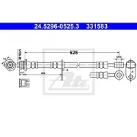 Ate Bremsschlauch 24.5296-0525.3