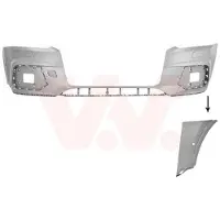 VAN WEZEL Stoßstange Stoßfänger für AUDI Q3 (8UB, 8UG) Grundiert Glatt 0371576
