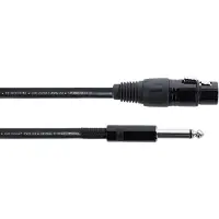 Cordial EM 10 FP XLR Verbindungskabel (1x XLR-Buchse 3 polig - 1x Klinkenstecker