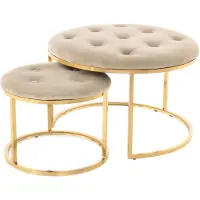 Underbar Hocker Becky 525 2er-Set