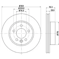 Hella Bremsscheibe PRO 8DD 355 125-561