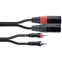 Cordial EU 6 MC XLR Verbindungskabel (2x XLR-Stecker 3 polig - 2x Cinch-Stecker)