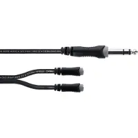 Cordial 14886 Klinke Audio Y-Adapter (1x Klinkenstecker 6.3 mm (stereo) - 2x Kli