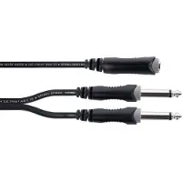 Cordial EY 0,3 GPP XLR Y-Adapter (1x Klinkenbuchse 6.3 mm (mono) - 2x Klinkenste
