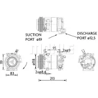 MAHLE ORIGINAL Kompressor, Klimaanlage BEHR *** PREMIUM LINE *** ACP 1468 000P