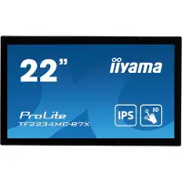 Iiyama ProLite TF2234MC-B7X, 54,6 cm (21.5"), 1920 x 1080 Pixel, Full HD, LED, 8 ms, Schwarz