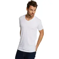 Bamboo Basics Herren T-Shirt VELO, 2er Pack - Unterhemd, V-Neck, Single Jersey