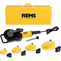 Rems 580027 Curvo Set 15-18-22-28 Elektrischer Rohrbieger