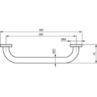 Ideal standard Wannengriff IOM 350mm