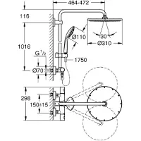 GROHE Euphoria System 310, 1 Stück(e)