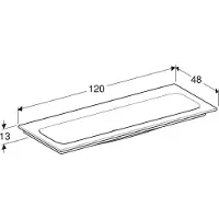 Geberit 501846003 iCon Möbelwaschtisch 120x48cm