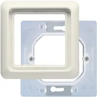 JUNG Rahmen 1-fach ws kompl.mit Flansch CD 681 WU W (CD681WUW)