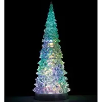 Lemax Weihnachtsfigur Crystal lighted tree 4 color changeable & color transformation xl 4,5V (multi)