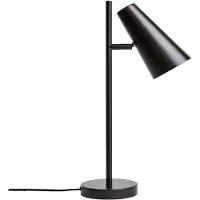 Woud Cono Tischleuchte Black - , Schwarz, für Wohnzimmer, Metall