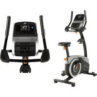 NordicTrack Heimtrainer "GX 4.4 Pro", schwarz (schwarz silber), Heimtrainer, ohne Unterlegmatte, Heimtrainer, 125 kg max. Benutzergewicht, Fahrrad, 25 Widerstandsstufen, B:58cm H:107cm L:156cm