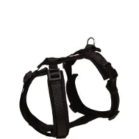 Petlando MC-125099, Hund, Westengeschirr, XL, Schwarz, Nylon, Einfarbig