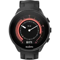 INF Uhrenarmband für Suunto Sportuhren 24 mm Silikon Black Modell 2