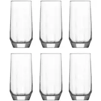 LAV GLASSES 6PCS 385 ML DIA25F